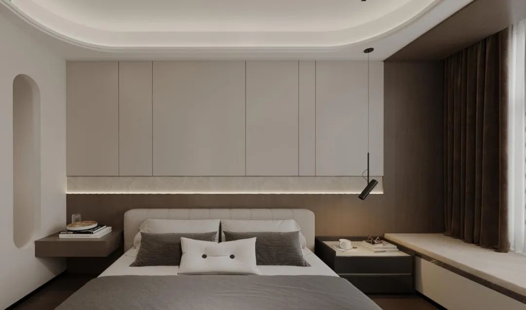 179㎡御湖境 · 木石共舞！意式极简宅的温度几何学丨苏州锦华装饰-32