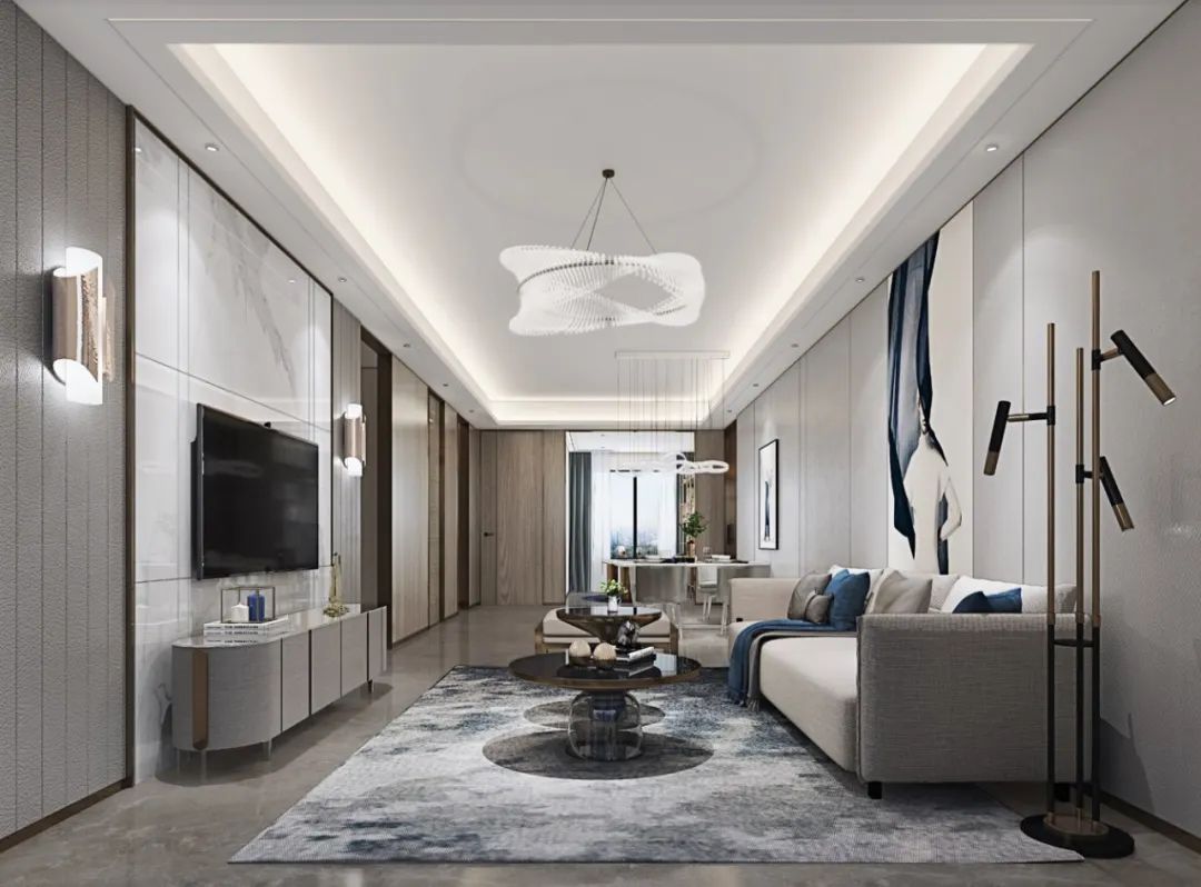 都会生活，现代艺术风格的奢雅空间-76