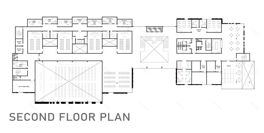瓦迪·纳特伦法院大楼综合体丨开罗大学工程学院建筑系-17