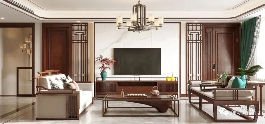 峰尚装饰新中式案例-6