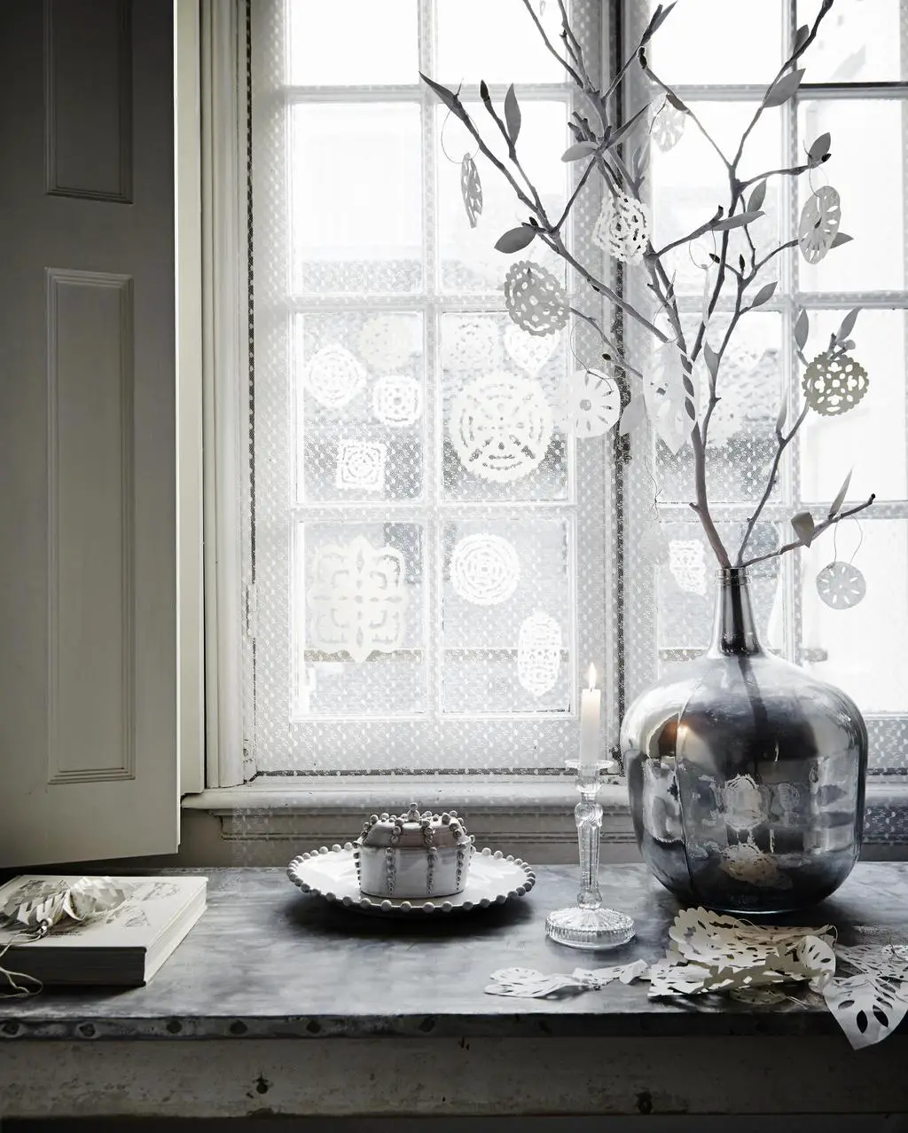 白色圣诞装饰 | 轻盈而梦幻的北欧风格-5