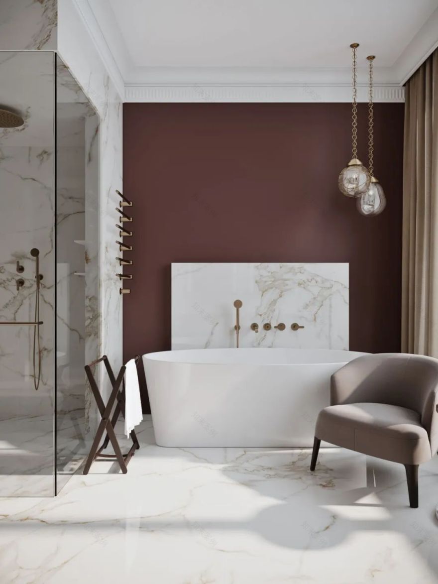 中性灰色英伦风,双胞胎家庭住宅设计-82