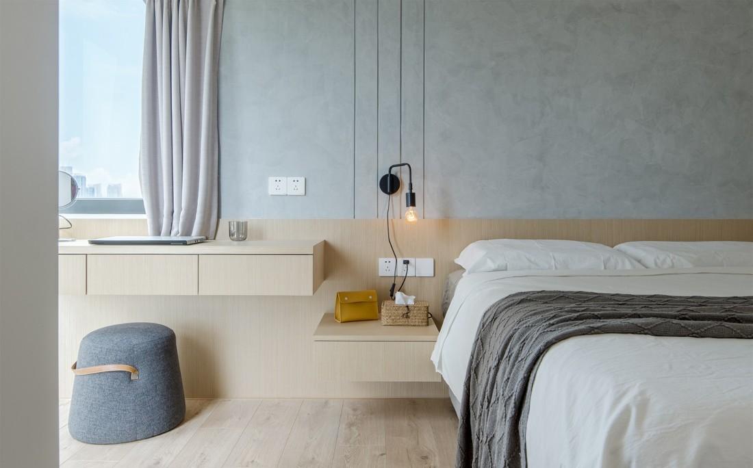 平层诗意栖居 | 灰阶 X 木色打造舒适五口之家-38