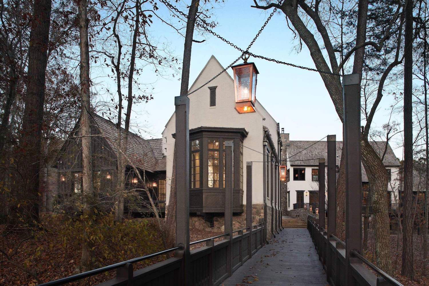 Swann Wynd Bridge house is in a wooded setting and inspired by the character of English hamlets in the Cotswolds   CAANdesign  Architecture and home design blog-10