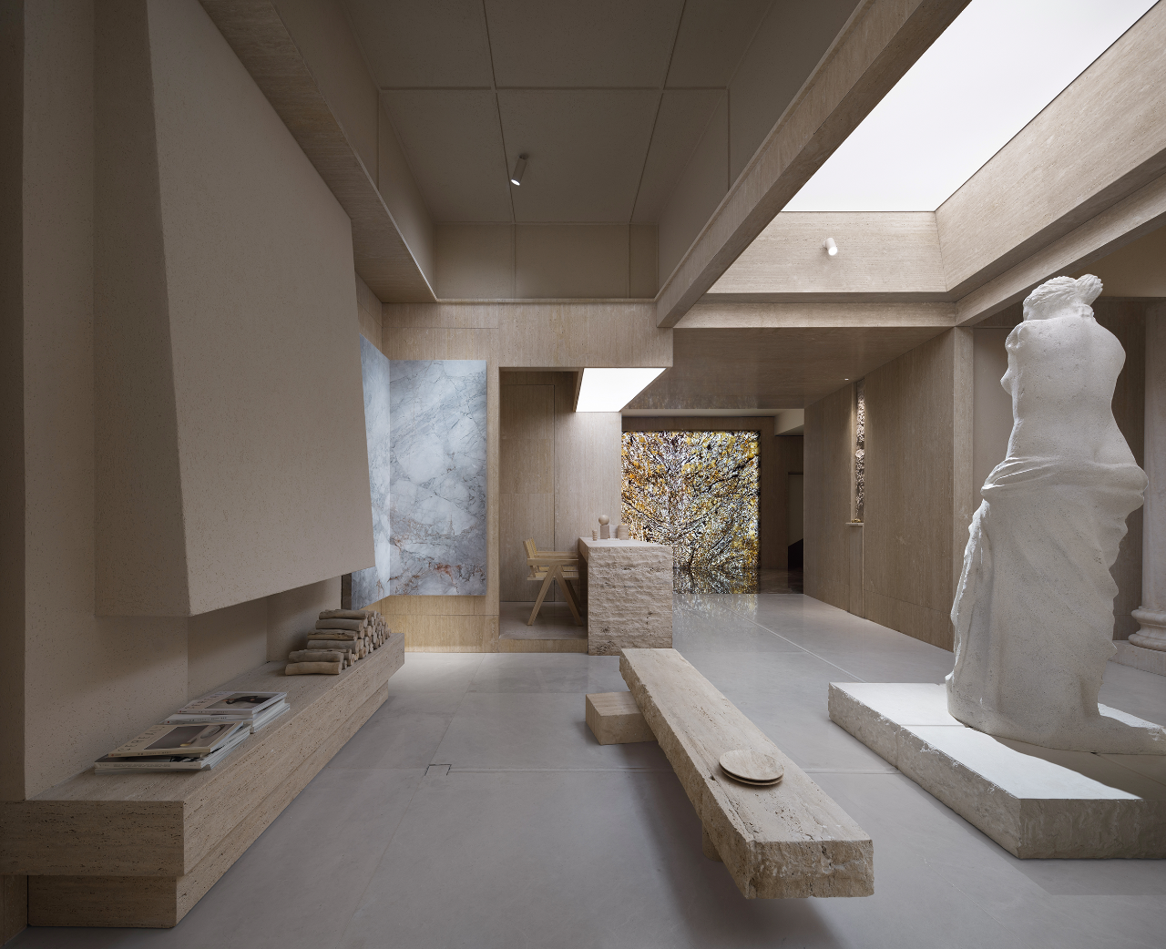 美石美客大理石展厅丨津设计CITÉ-21