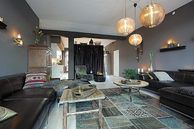 瑞典斯德哥尔摩豪华公寓室内设计-11