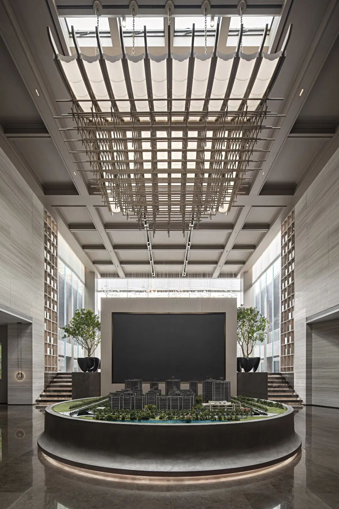 新希望锦麟澜湾销售中心 | 现代东方美学探索-17