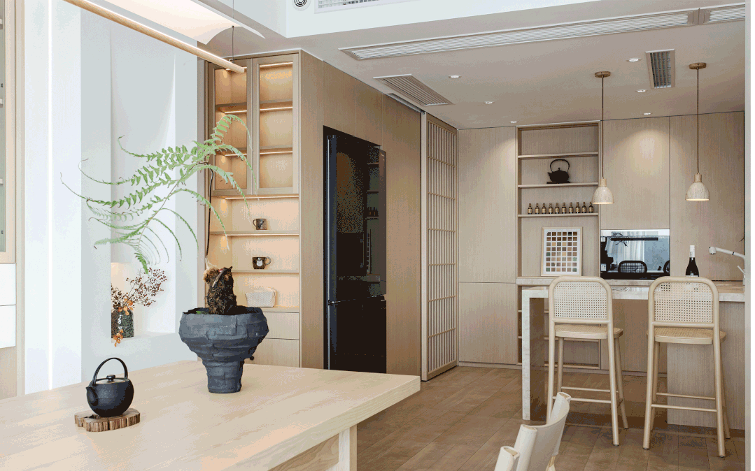 日式原木居所丨艺德设计-0