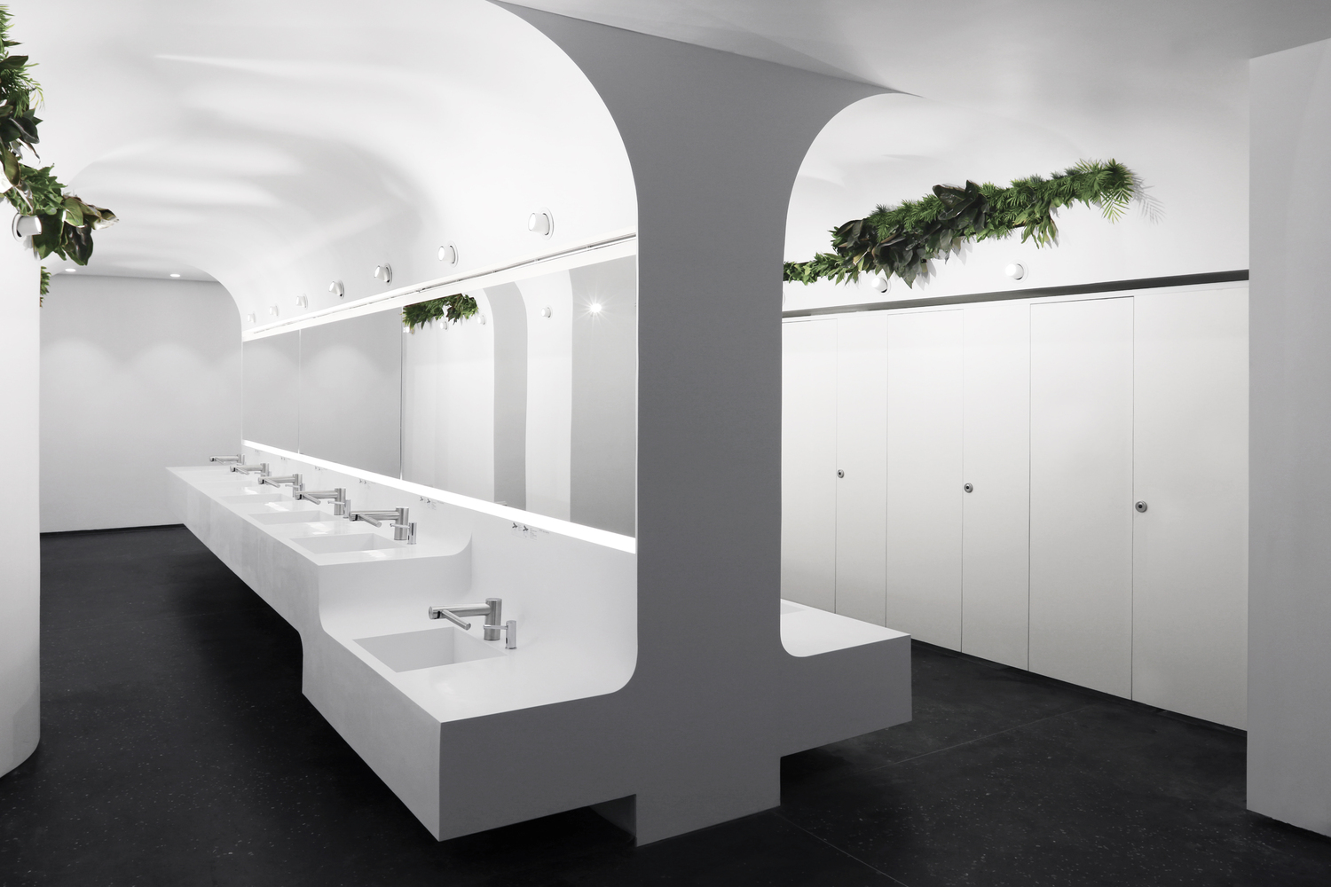 广州太古汇地下“石窟”厕所，绿色环保设计诠释可持续发展-47