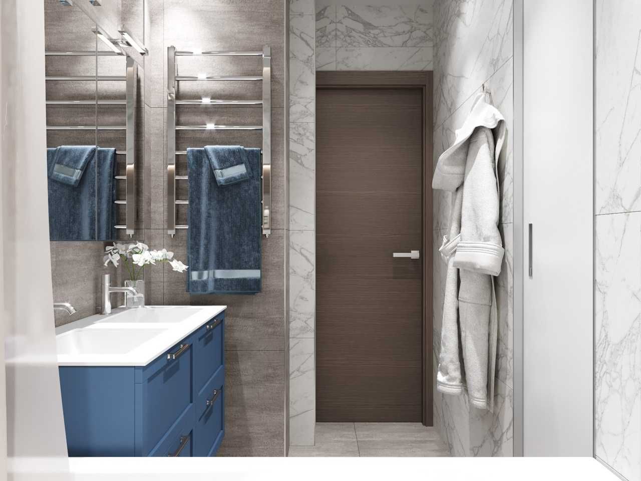 3к 90㎡现代风格三居室公寓设计项目丨俄罗斯莫斯科丨工作室 «А + Б»-67