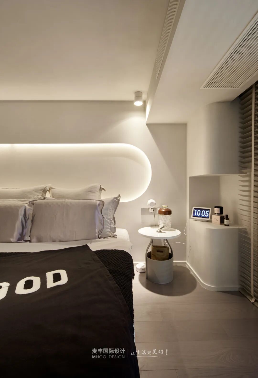 MHOO|未来里90㎡极简奶油风：织就素室暖意-31