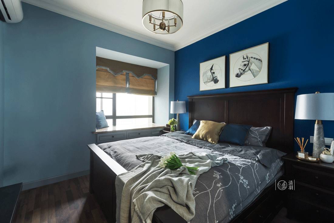 清羽设计 | 成都暗夜星空美式三居室-28