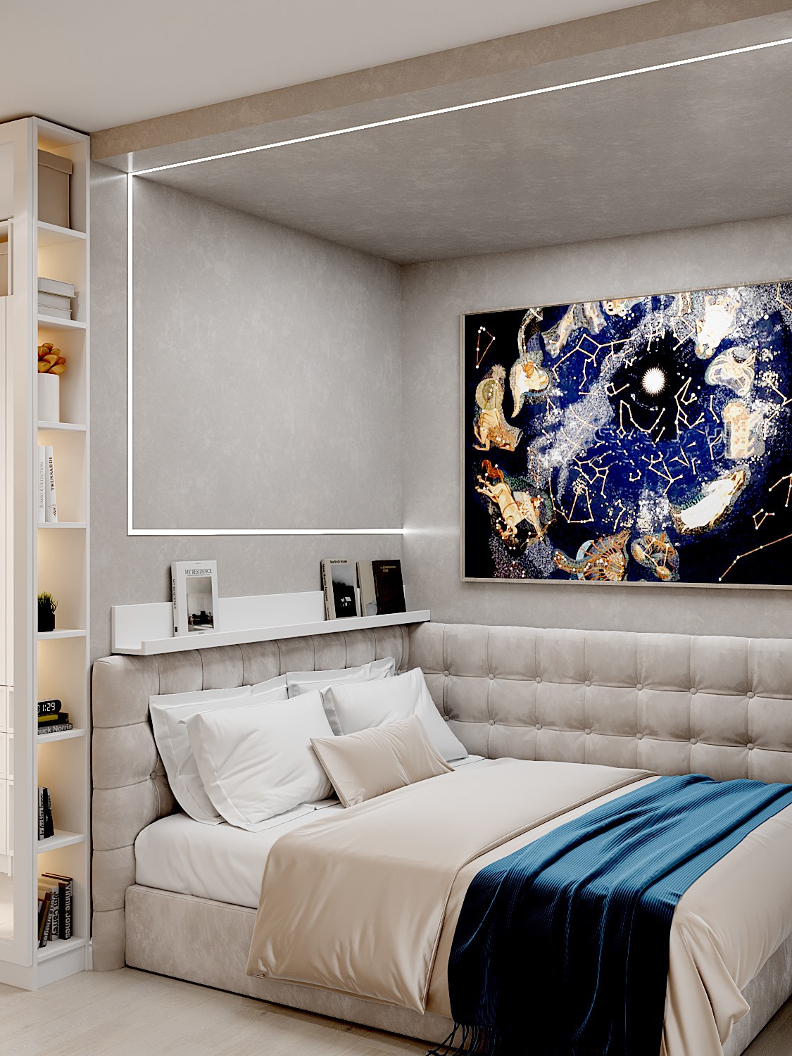 白色系空间设计 简约清心的空灵美！-18