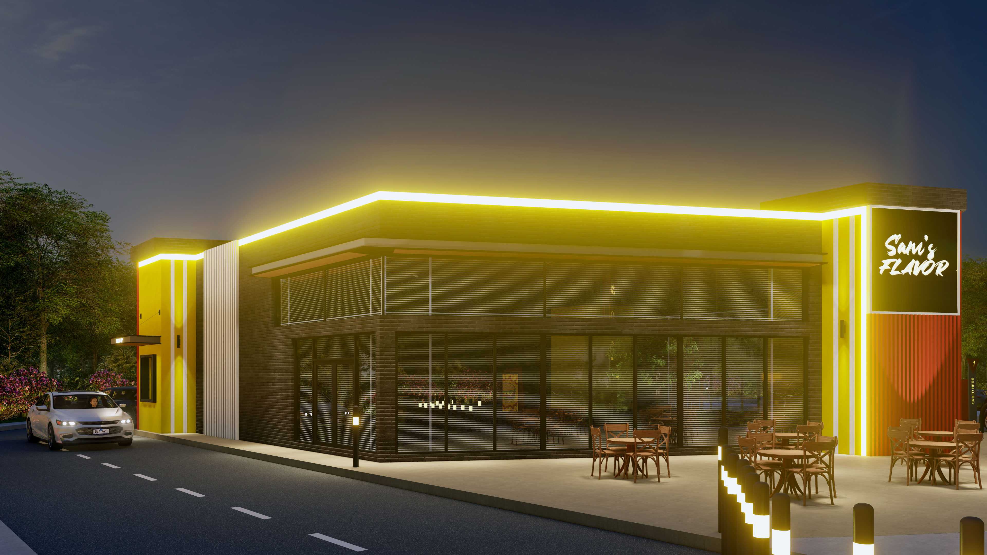 Fast food restaurant Design-16