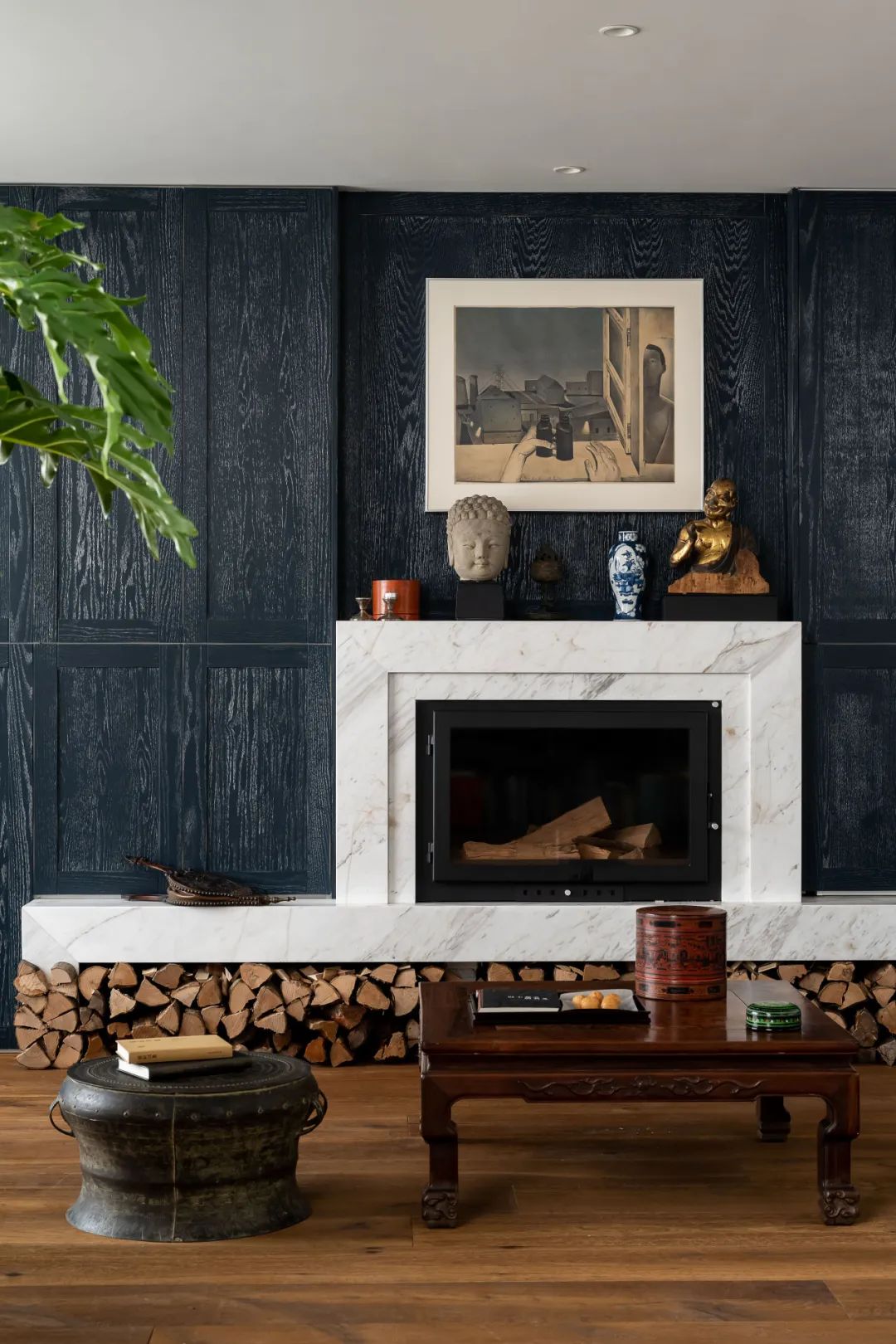 恒大·御景半岛中古混搭风住宅设计丨中国重庆丨SV.D舍唯空间美学-17