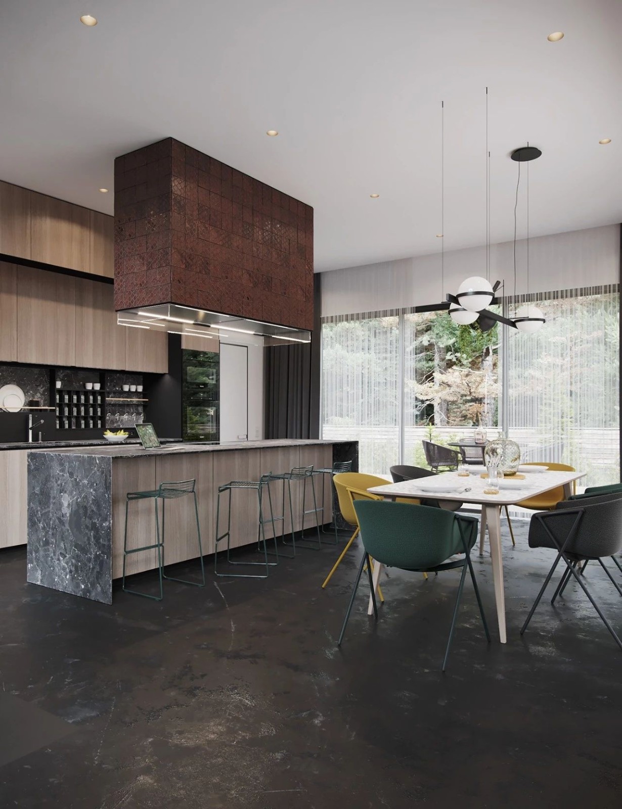 270㎡圣彼得堡现代风住宅 | MirrorR Studio-8