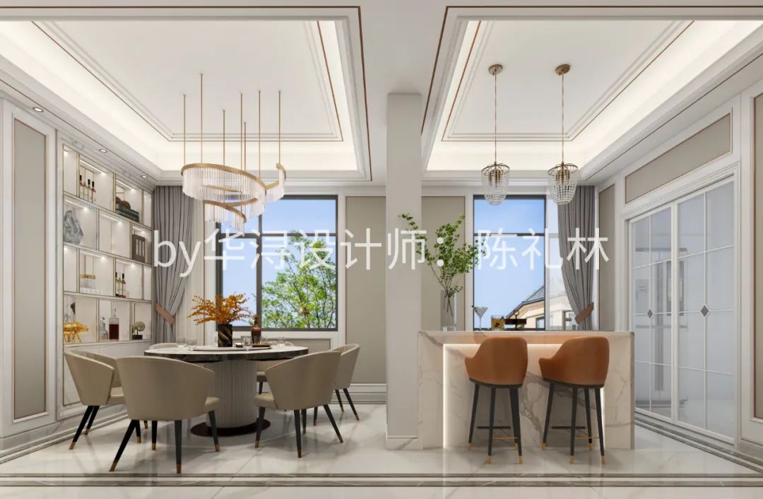 南沙天玺湾简欧轻奢风家居设计，精致生活典范-17