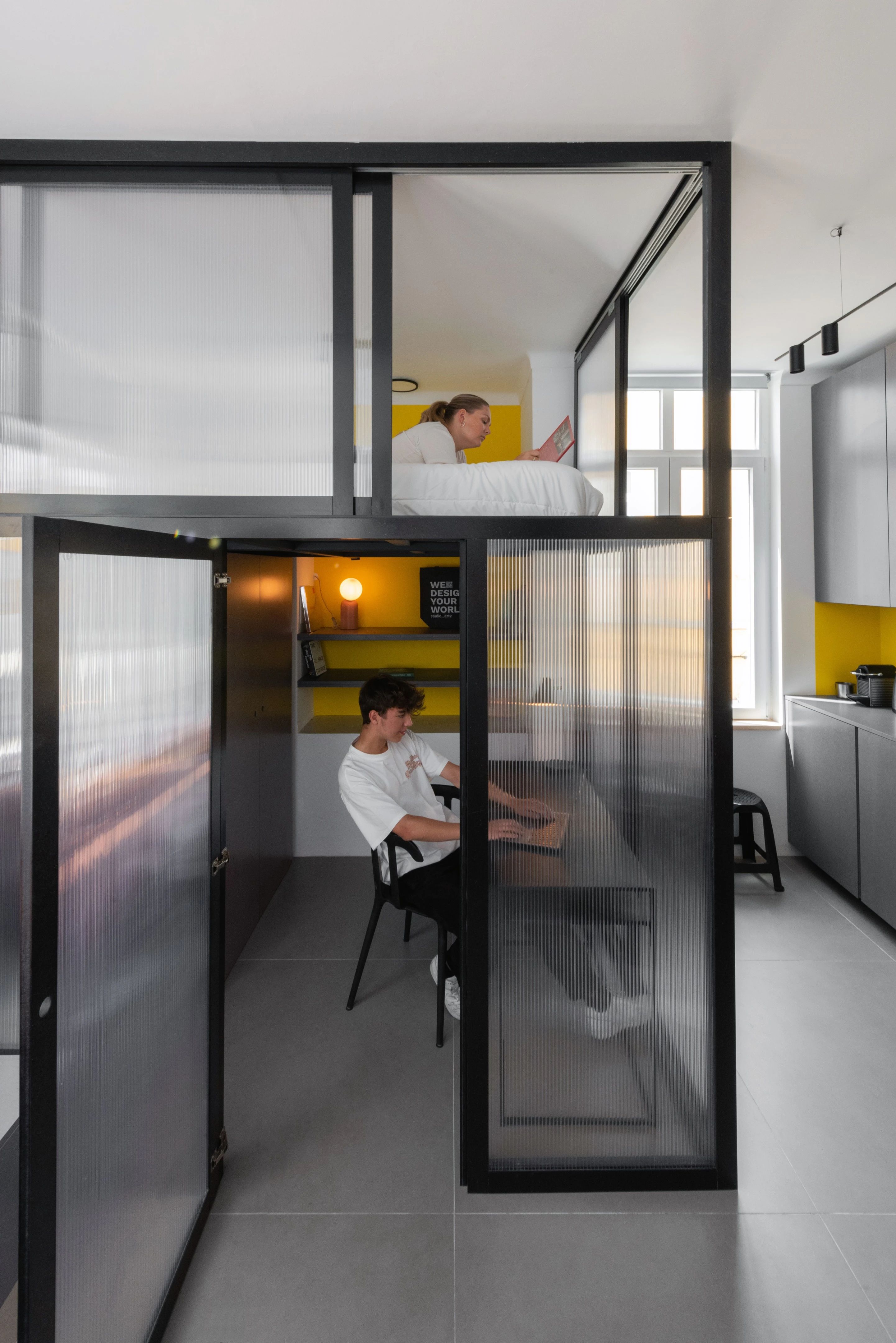 葡萄牙波尔蒂芒 32㎡一居室公寓设计丨Studio Arte architecture design-20