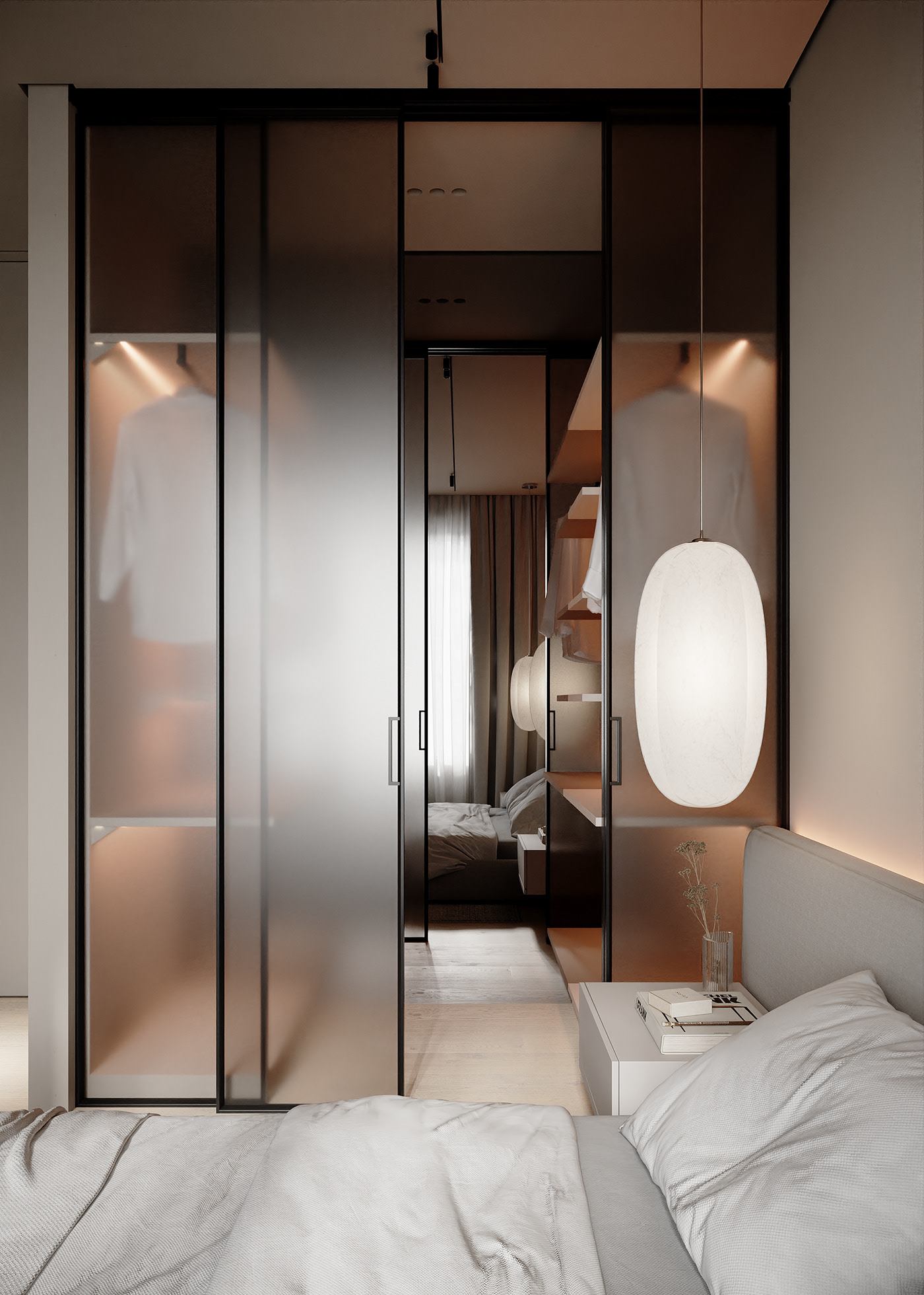 69.5㎡小空间公寓设计 既简约又优雅-7