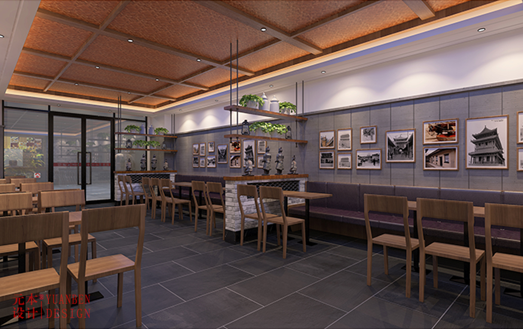 【西安】元本设计-潼关肉夹馍燕郊店-4