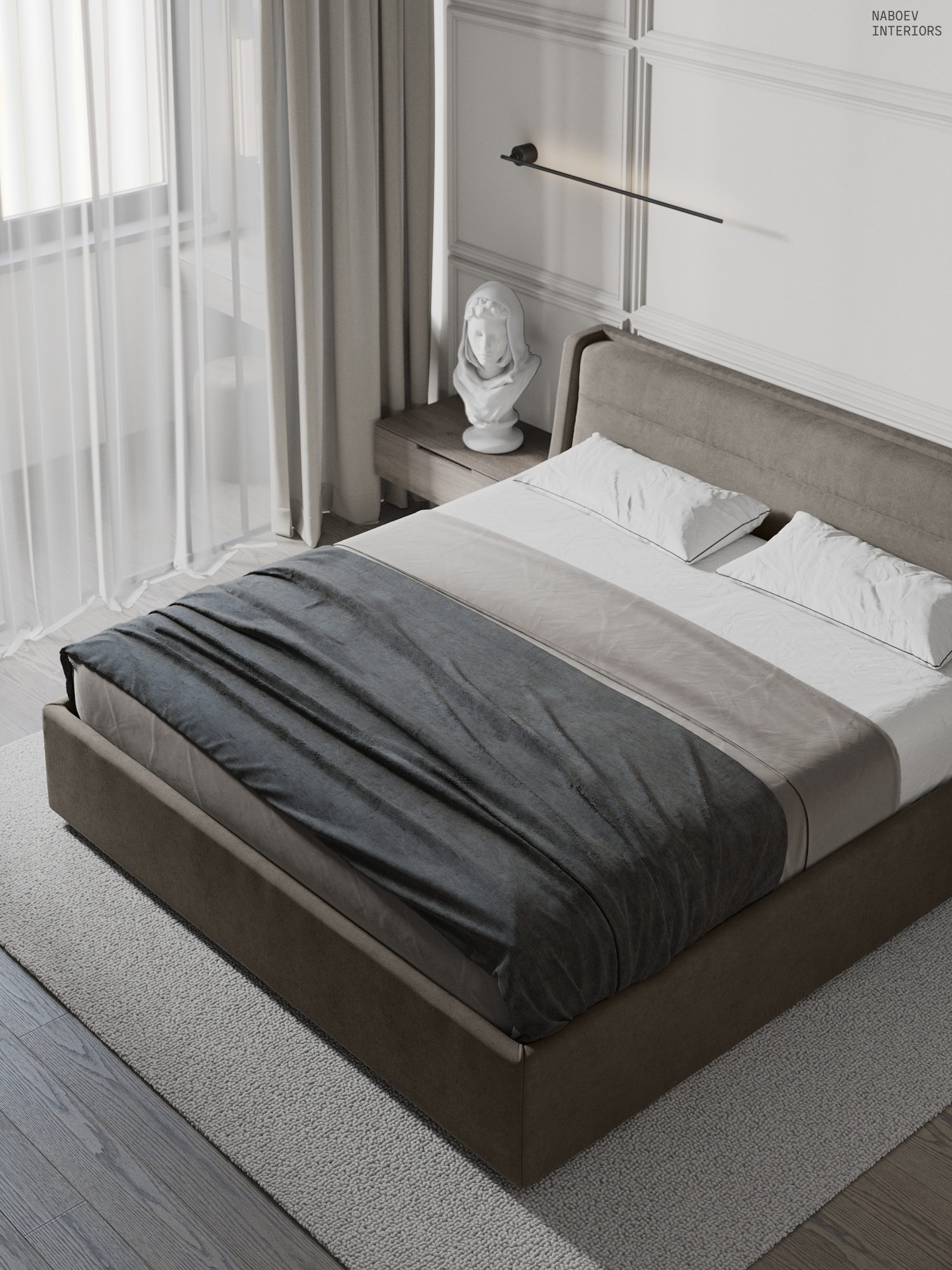 ЖК «Румянцевопарк» 公寓室内设计丨Набоев Д.А.-13