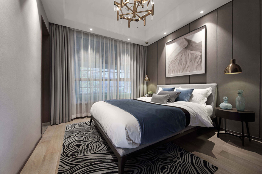 216㎡成都华润金悦湾悦府H精装样板房 开戊空间设计-19