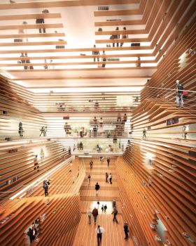 巴黎大学的互动公共空间 | MVRDV 打造的多功能中庭