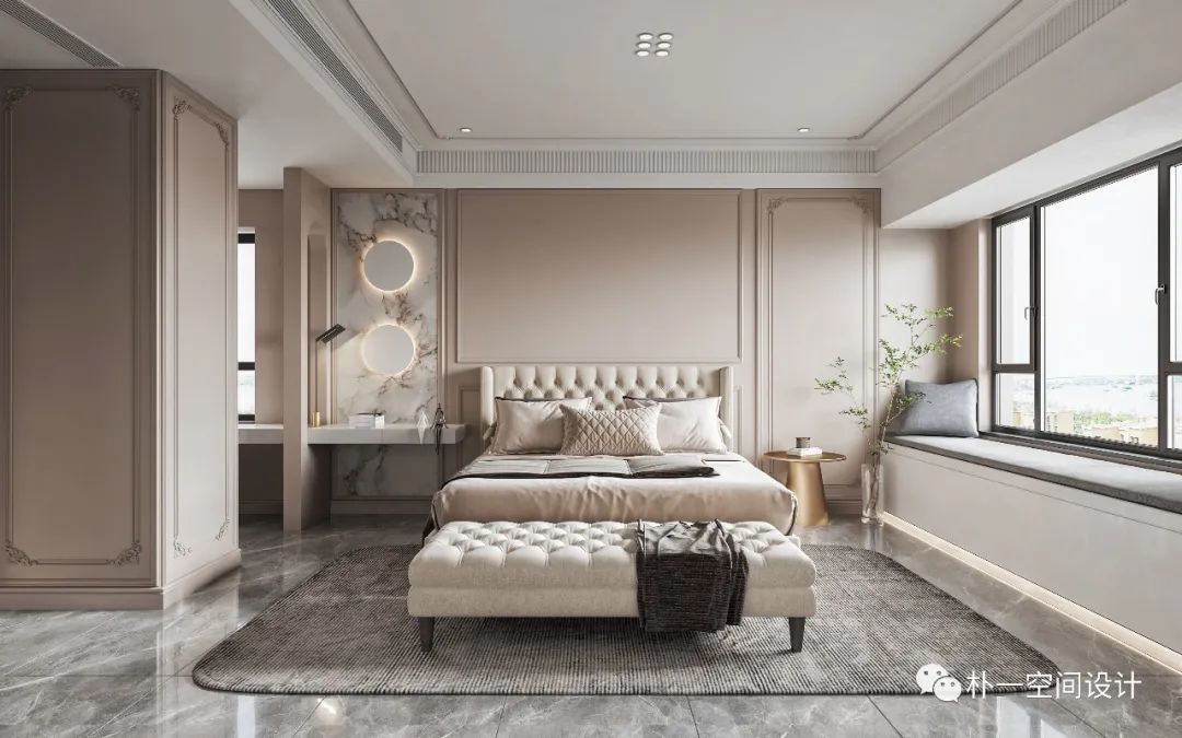 轻奢美式家居设计丨中国亳州丨朴一空间设计-27
