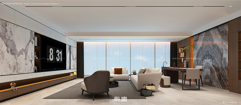 沈阳华润荣华府现代私宅设计丨中国沈阳-6