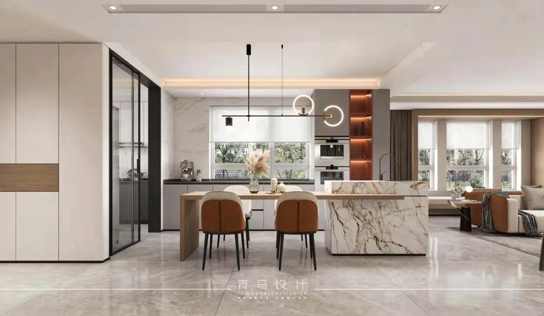 曲江大城I期 · 现代轻奢别墅设计丨青马别墅空间设计-60
