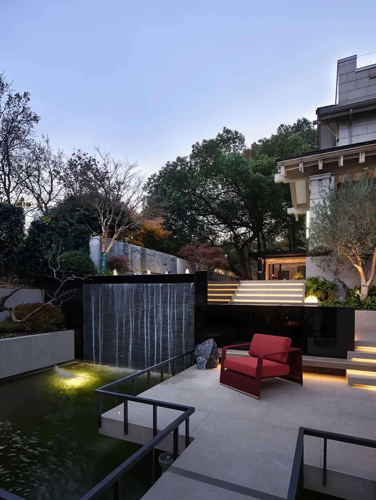 浙江宁波自然别墅600㎡丨中国宁波丨汉笙设计-3