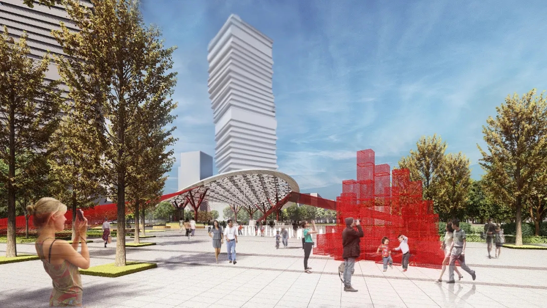 第二期武汉城市口袋公园创意方案《城市之眼》丨中国武汉丨奥雅设计-11