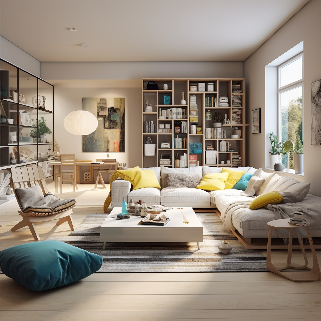 彩色世界，柔软沙发-8