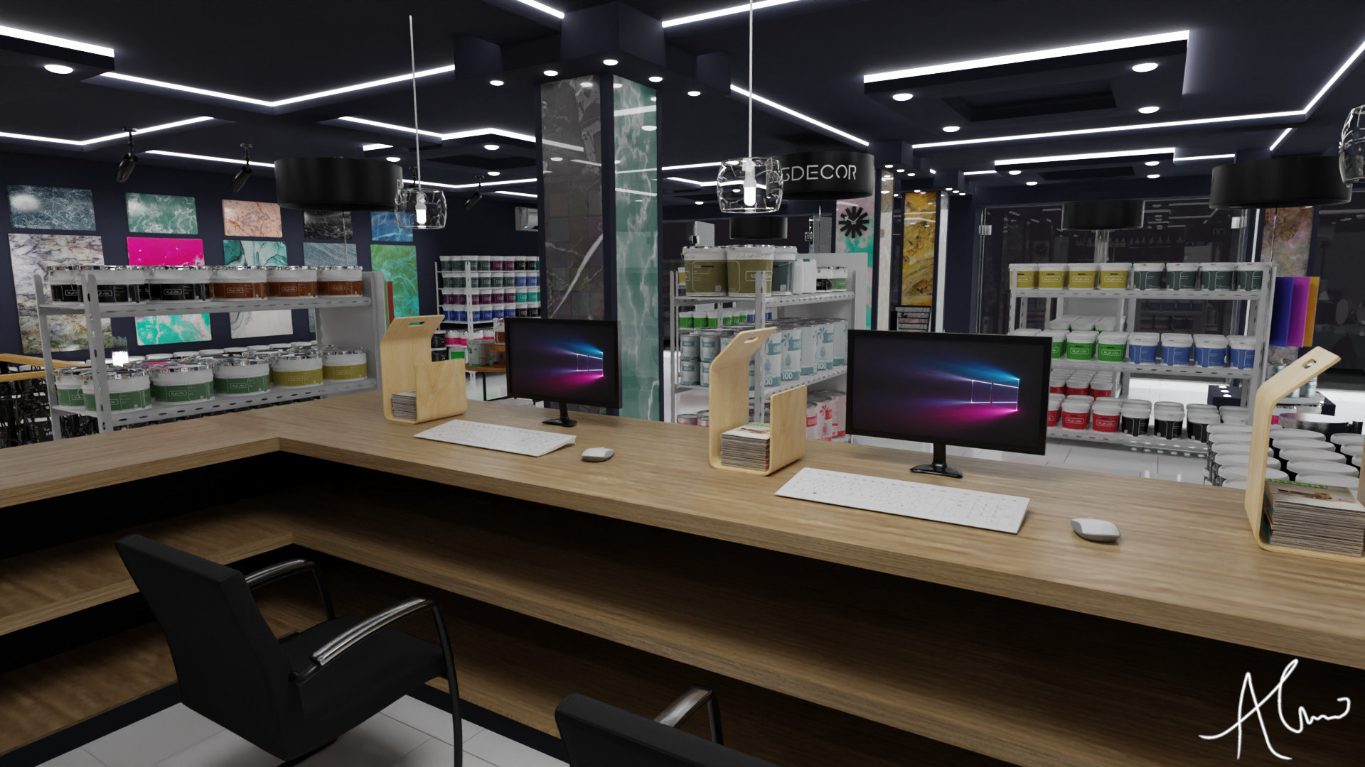 油漆店丨阿尔及利亚丨Amine Nachef-12