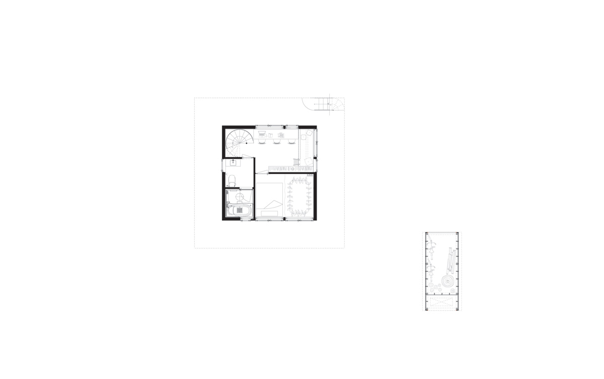 日本简约“帽子住宅”-15
