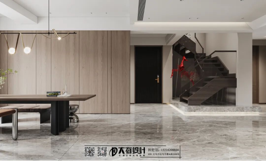 色彩灵动的现代空间 · 义乌住宅项目丨大有设计团队-39