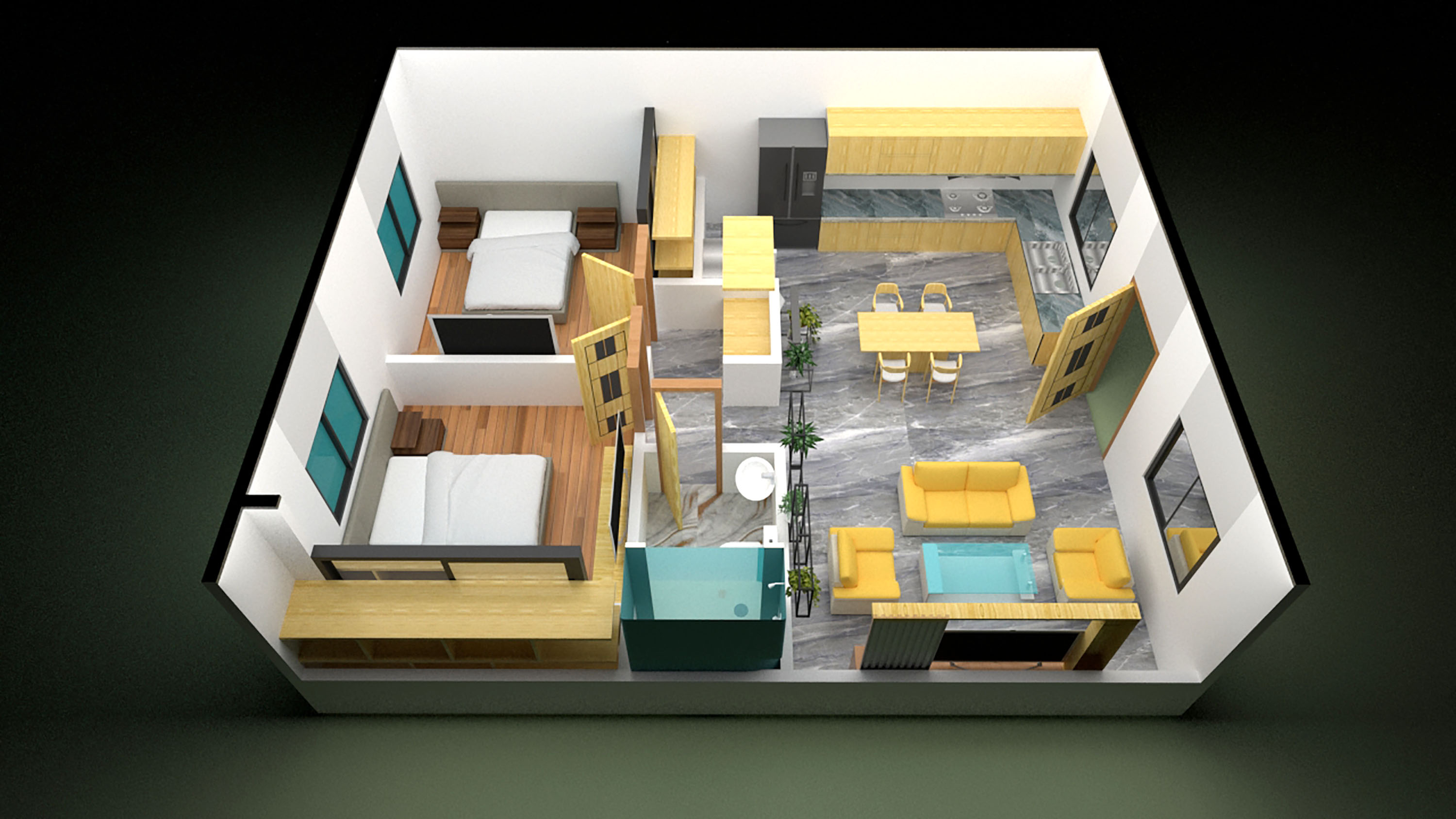 现代家居 3D 设计与室内设计-10