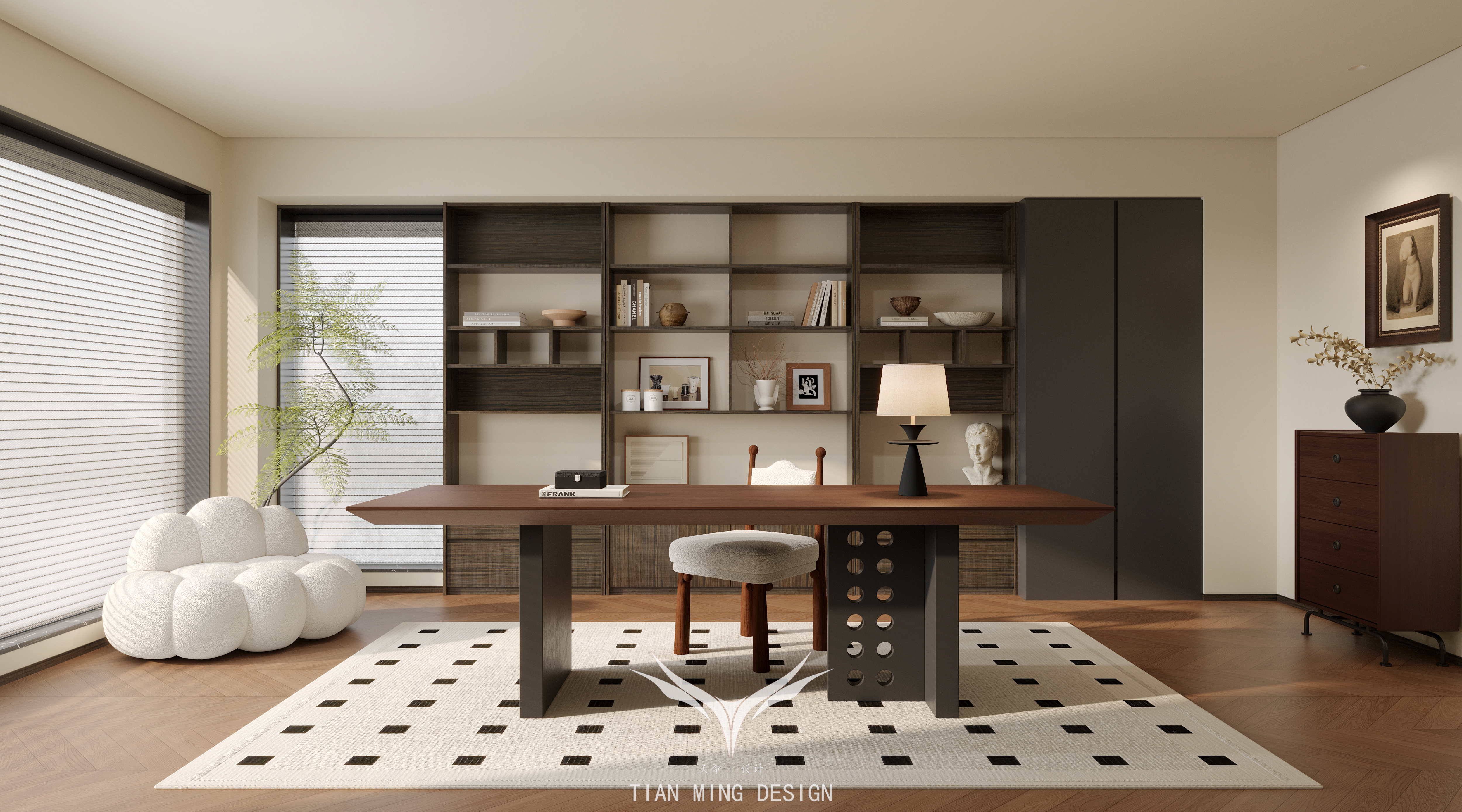 意式中古风融合空间设计-0