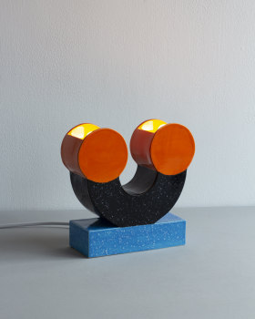 Ceramic Lamps by Hsian Jung Chen.
