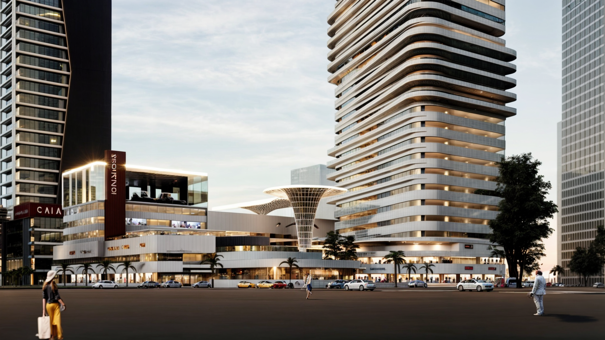 混合用途塔楼（商业与住宅）-14