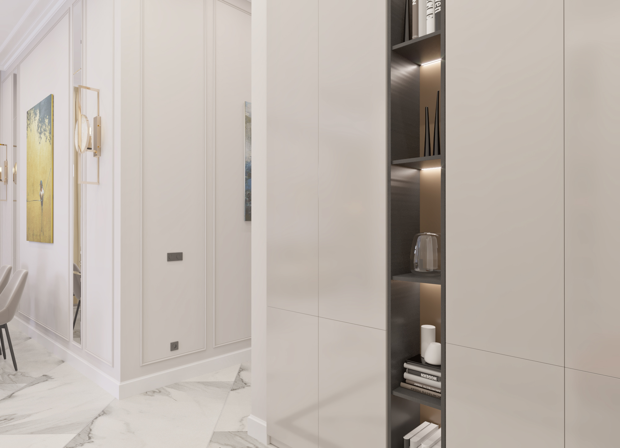 Design project of an apartment 100m2 complex Boulevard-1