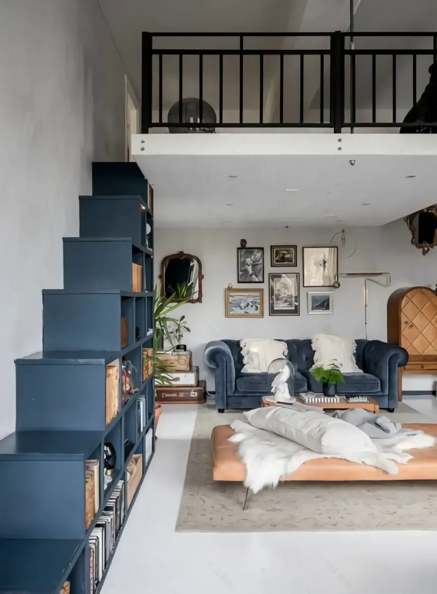 斯德哥尔摩独特公寓 | 三重阁楼设计,极富创意与空间感-12