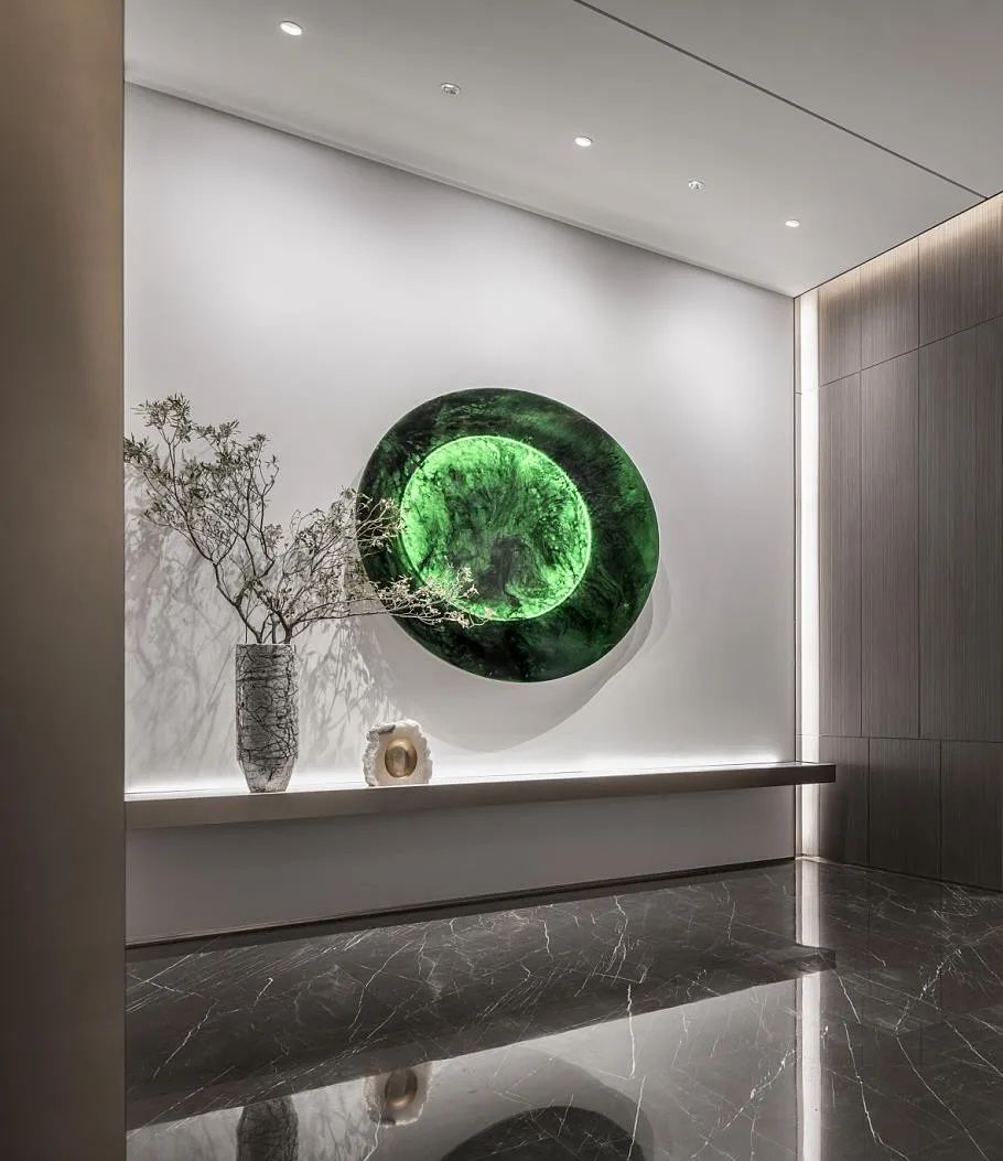 青岛悦海府售楼处 | 海洋主题的现代东方空间设计-43