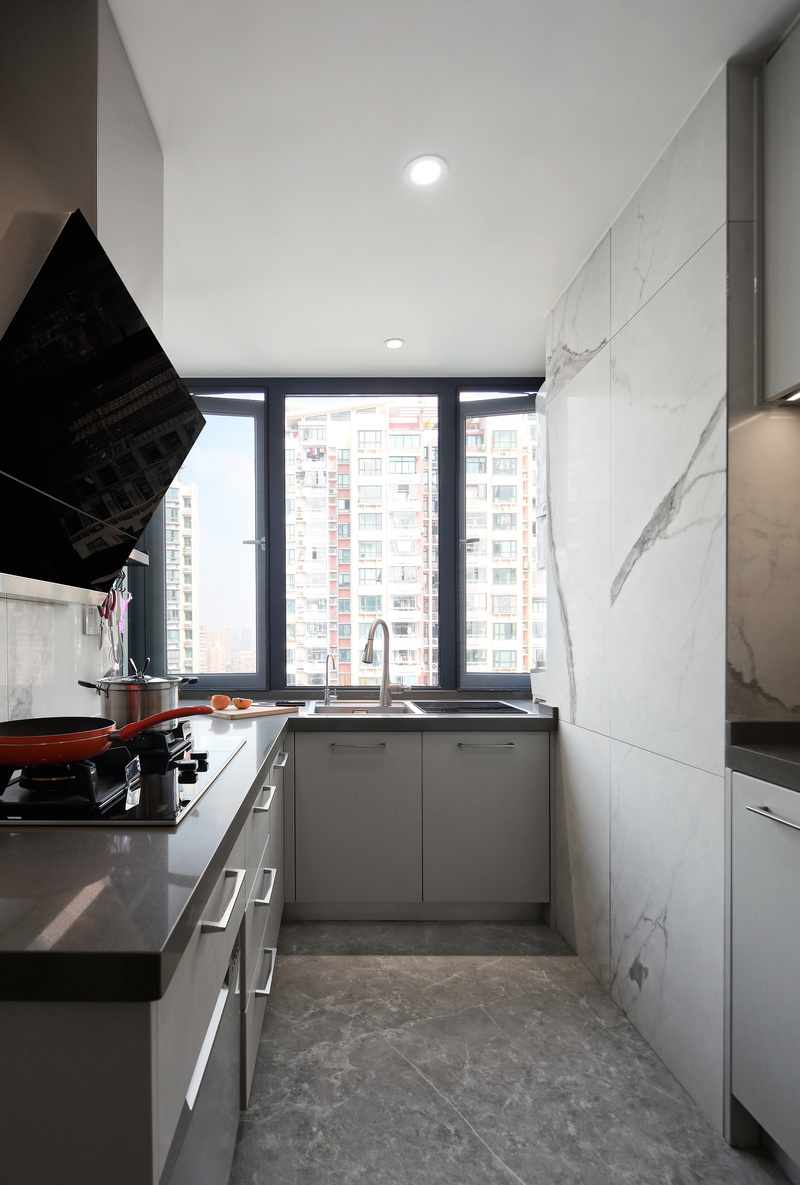 逸流公寓 · 简约风打造通透生活空间丨中国上海丨上海翎筑设计-15