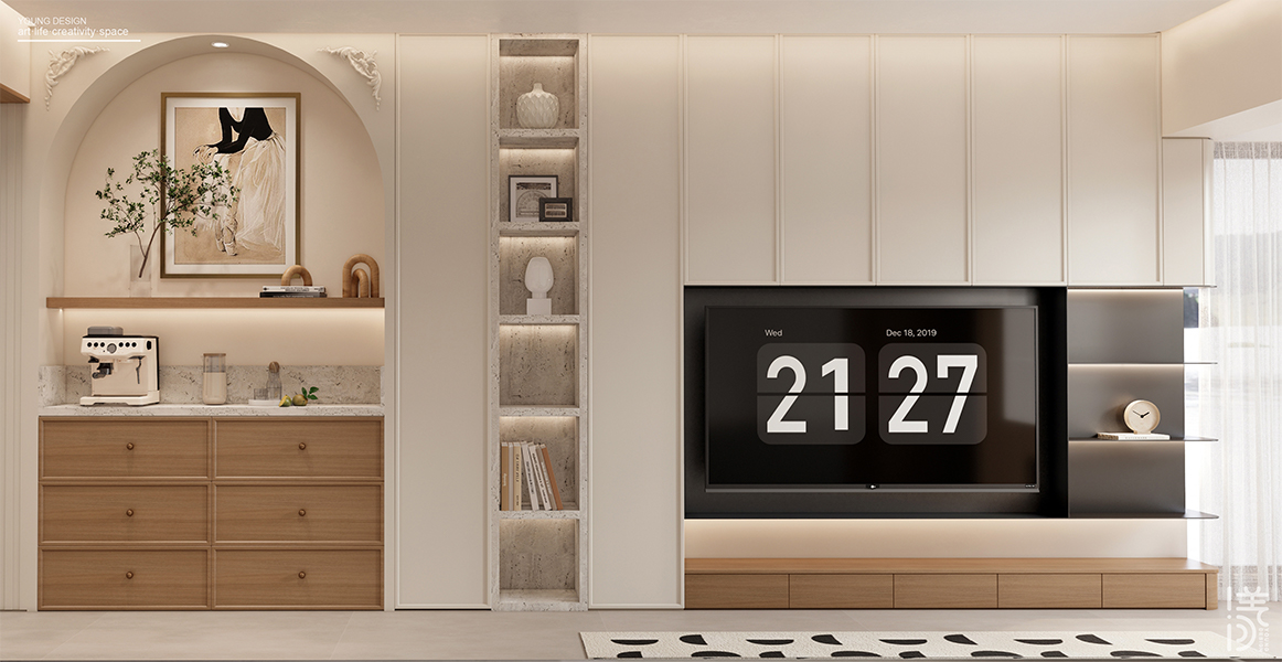 轻法式复古之家丨深圳漾空间设计有限公司-28