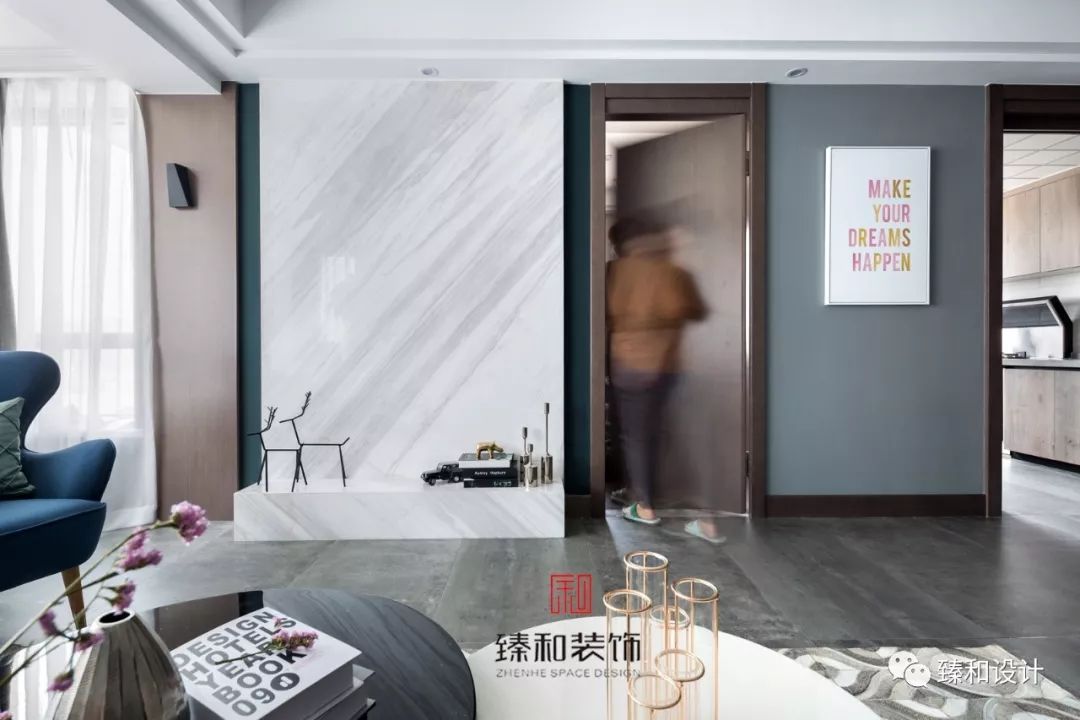 现代舟山海洲新天地家居设计，温暖色彩与空间完美融合-19