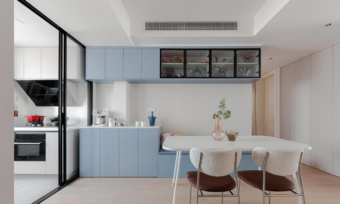 法式北欧混搭婚房设计丨7KK 设计-22