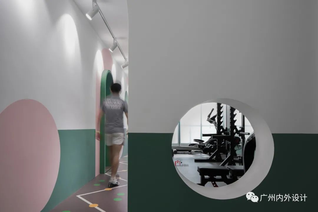 广州“趣练运动生活馆” | 马卡龙色系的甜蜜健身空间-10