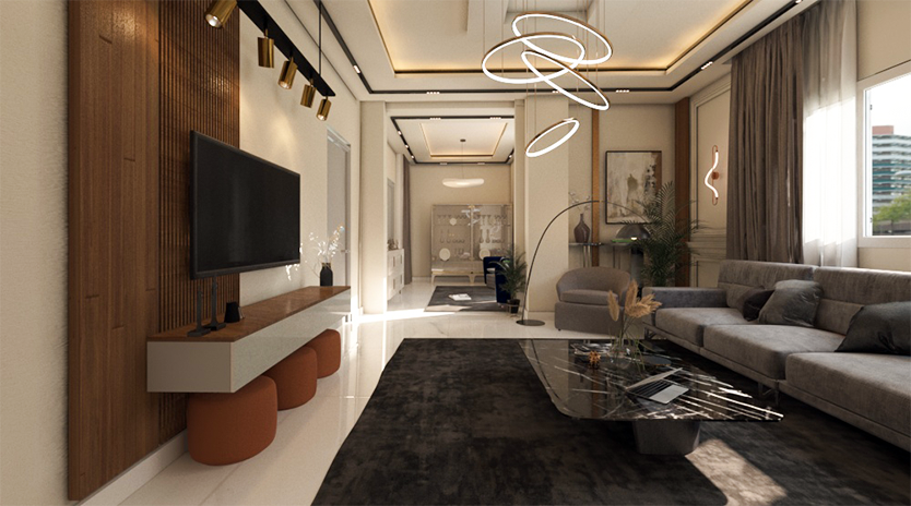 neaclassic living area design-2