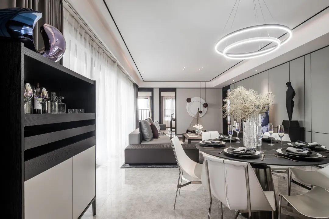 嘉华地产·印湘江样板间 | 现代简约美学之家-47